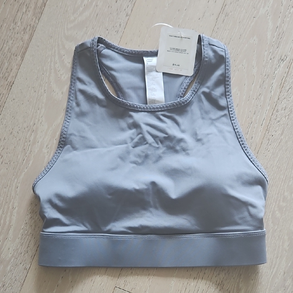Fabletics Light Gray Sports Bra